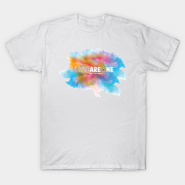 We Are One Music Arts Festival T-Shirt by smkworld